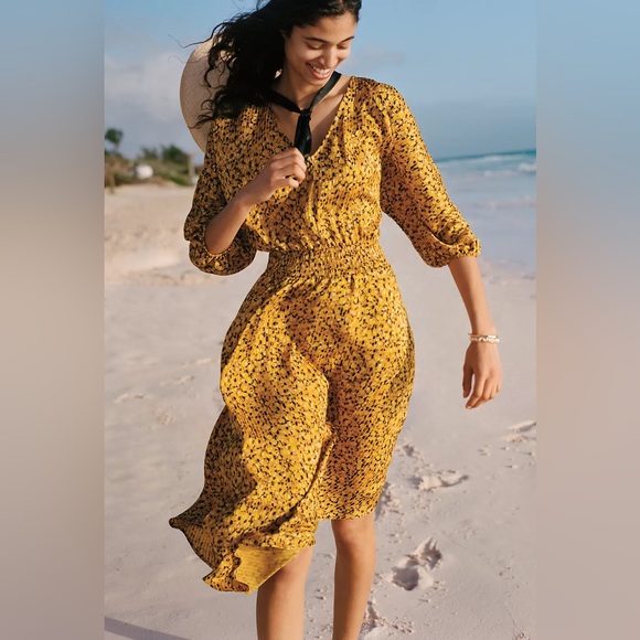 Anthropologie Marigold Midi Dress - Picture 4 of 11